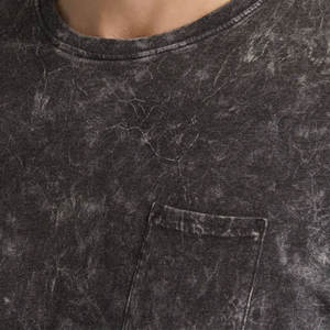 T-shirts légers délavés à l'acide pour hommes T-shirts délavés à l'acide pour hommes respirants Vente chaude - Product Image 4