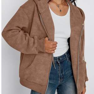 Sudadera con Capucha Personalizada para Mujer, con Cremallera Completa, Manga Larga, Estampada, Transpirable, al por Mayor, OEM - Product Image 1