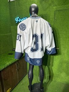 Maillot de hockey sur glace de sublimation d'équipe personnalisé élégant et durable en maille 100% polyester pour les vêtements d'entraînement sportif OEM - Product Image 5