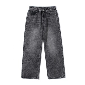 Pantalones de hombre, pantalones vaqueros elásticos con cremallera lavada, pantalones ajustados informales, pantalones pitillo de talla grande para hombre, pantalones vaqueros ajustados de mezclilla para hombre - Product Image 6