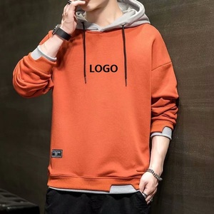 Venta al por mayor de Sudadera con capucha de gran tamaño con logotipo personalizado 100% sudadera de algodón en color sólido con impresión completa de talla grande Sudadera con capucha personalizada para el invierno - Product Image 3