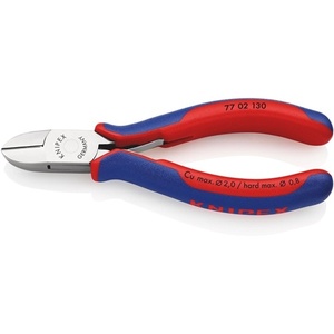 KNIPEX Coupe-fils biseautés de 130 mm avec poignées multi-composants polies miroir - Product Image 1