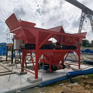 China Fabricante PLD1200 três funil Máquina De Dosagem De Concreto Agregado Sistema De Planta De Batch De Concreto