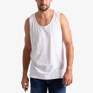 Camiseta sin mangas de gimnasio para hombre, diseño personalizado, soporte de tela transpirable de talla grande disponible en el exportador del fabricante de Bangladesh - Product Image 2