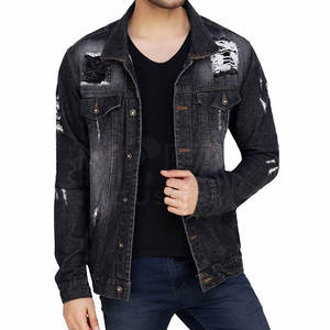 Veste en jean pour hommes de haute qualité, personnalisable avec diverses options de lavage en gros - Product Image 2