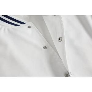 Meilleur prix veste universitaire pour femmes tenue décontractée séchage rapide matériau respirant motif solide col montant laine quantité en vrac teinture - Product Image 3