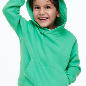 Sudadera con Capucha Extra Grande para Niños, Algodón y Poliéster, Estilo Urbano, Hip Hop, para Niños y Niñas, Logotipo Personalizado, Sudadera Lisa - Product Image 2