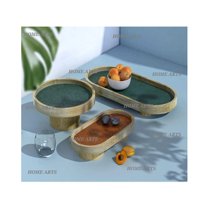 แท่นวางช็อคโกแลตเค้กไม้รูปทรงกลมดีไซน์ทันสมัย - Product Image 2