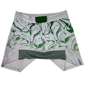 Shorts de boxe MMA pour l'entraînement au kick-boxing et au bodybuilding avec extensibilité quadridirectionnelle et cordon de serrage - Product Image 6