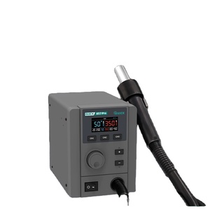 Быстрый 857 Pro цифровой дисплей горячий воздух переделочная станция контроль температуры материнская плата ремонт чип прямая воздушная паяльная станция - Product Image 1