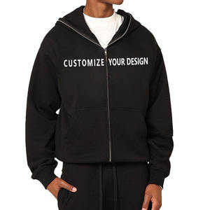 Sweat à capuche brodé d'automne imprimé personnalisé en coton confortable pour hommes décontracté tenue quotidienne sweat-shirt en polaire douce Service OEM - Product Image 4