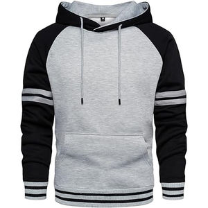 Haute qualité 100% coton personnalisé homme sweats à capuche Street Wear vêtements de mode en gros sweats vierges pour le printemps - Product Image 3