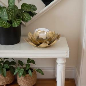 Bougeoir en métal vintage Table décorative Accent élégant bougeoir en fer pour la décoration romantique de la maison - Product Image 6