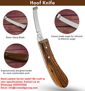 Support de sabot professionnel outils de ferrage de cheval maréchal-ferrant droitier Double bord vétérinaire mouton chèvre Animal pied outils d'élagage - Product Image 3