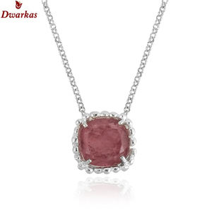 Collar con colgante de plata de ley de alta calidad para mujer, doblete, piedra de cuarzo de Kenia, diseño único hecho a medida para fiestas - Product Image 6