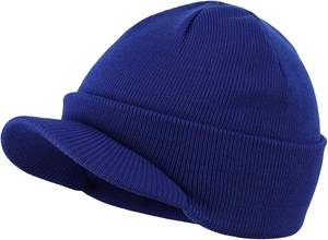 หมวกบีนนี่ฤดูหนาวแบบ unisex พร้อมปีก ป้องกันความหนาว ถักสองชั้น ระบายอากาศ กันน้ำ ปรับขนาดได้ - Product Image 2