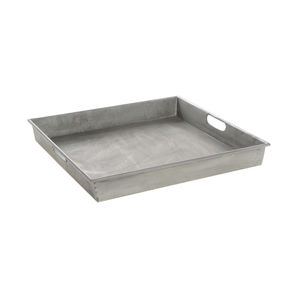 Bandeja de servicio de metal galvanizado con revestimiento negro Forma rectangular para bandejas de servicio de bebidas y aperitivos de Mesa para el hogar y el hotel - Product Image 2