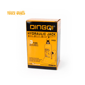 DingQi تصليح السيارات أداة 3 طن المسمار السيارات الهيدروليكية زجاجة جاك - Product Image 5