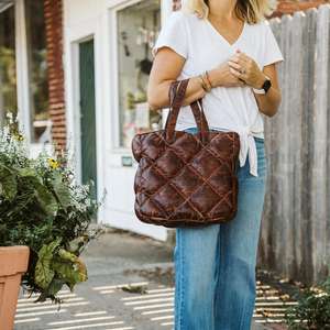 Bolsos de cuero originales tejidos a mano de cuero de color personalizado de calidad superior/100% bolsos de mano de cuero de alta calidad para mujer - Product Image 2