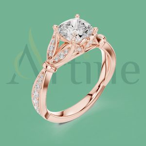 10K Gold Ladies Ring Diseño hecho a mano Venta al por mayor Joyería de moda - Product Image 1