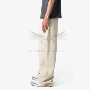 Vente en gros de service OEM pantalon baggy en polaire pour hommes nouveau design meilleur prix pantalon baggy en polaire pour hommes de taille adulte - Product Image 3