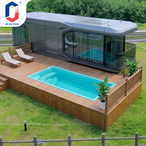 Piscine préfabriquée en conteneur de 20 pieds ou 40 pieds avec fenêtre en verre, piscine hors sol pour resort en plein air - Product Image 3