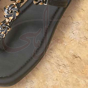 Sandalias Personalizables para Mujer, con Diseño Moderno, Estampado, Suela de Cuero Antideslizante, Detalles Metálicos, Acabado Mate - Product Image 6