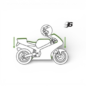 Sacoche latérale de moto Yamaha 2PNFSSBS0000 étanche, compatible avec XJR1300 - Product Image 1