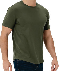 เสื้อยืดลูกเรือสำหรับผู้ชายเสื้อยืดปักโลโก้เสื้อ100% โพลีเอสเตอร์ลำลองแขนสั้นระบายอากาศได้ดีแห้งเร็วคุณภาพระดับพรีเมียม200g - Product Image 2