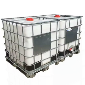 Contenedor de 1000l Tambores químicos Blanco Ibc 1000L Tanque de agua de plástico Almacenamiento Tanque de HDPE 1000 litros - Product Image 1