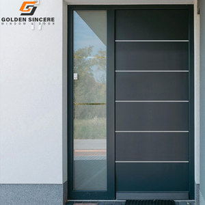 ประตูเหล็กเดี่ยวแบบทันสมัยทำจากสเตนเลสเปิดประตูทางเข้าหลักภายนอกประตูเหล็กวิลล่าฟิลิปปินส์ - Product Image 3