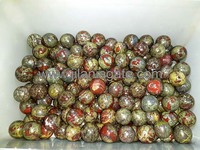 Figurines en agate de sang de dragon rouge en gros, faites à la main, sur le thème de l'amour, objets d'art de collection, sphères en agate, pierres semi-précieuses