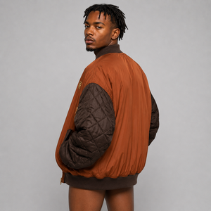 High Quality Windproof <b>men</b> oversized bomber <b>jacket</b> Breathable Colorful Bomber Fur Collar <b>Jacket</b> Breathable Zipper Bomber <b>Jacket</b> - Product Image 6