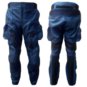 Pantalones de Motociclismo Originales, Totalmente Personalizados, Talla Grande, Resistentes al Viento, Impermeables, Anti-UV, de Cuero Protector y Transpirable - Product Image 4