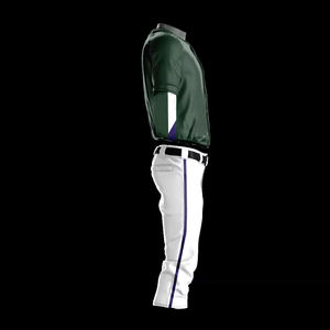 Maillot de baseball respirant pour homme américain personnalisé de grande taille avec logo brodé en option d'uniforme de softball - Product Image 3
