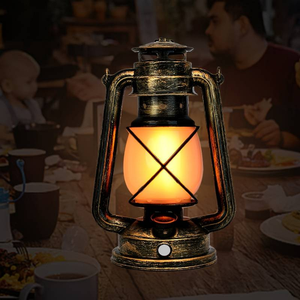 Lampe de camping rétro portable avec lampe de nuit rechargeable rotative pour les aventures en plein air de voyage et l'éclairage de secours - Product Image 1