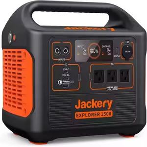 Livraison à domicile neuve pour la station d'alimentation portable Jack-ery Explorer 1500 - Qualité supérieure, origine américaine, garantie de 2 ans - Product Image 1