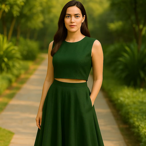 ชุดสองชิ้นโพลีเอสเตอร์สวมใส่สบายสีเบอร์กันดีสำหรับชุดลำลองหรือกึ่งทางการมีขนาด <span class=keywords><strong>M</strong></span> L XL XXL - Product Image 1