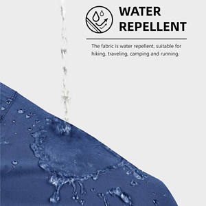 กางเกงกีฬาผู้ชายผ้าฝ้ายลำลองแบบถักระบายอากาศมีกระเป๋าซิปสีทึบกางเกงวิ่งกันน้ำ - Product Image 5