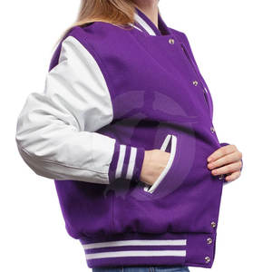 New Fashion Slim Fit Premium Quality <b>Women</b> Lettermen <b>Jacket</b> Durable Material <b>Women</b> Lettermen <b>Jacket</b> - Product Image 2