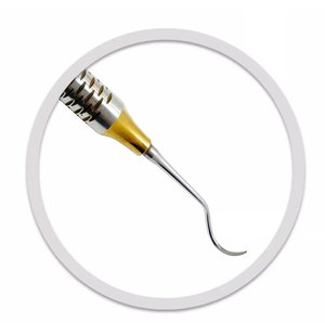 Removedor de Cálculos Dentales Posteriorales Montana Jack Sickle Scaler, Instrumento Dental de Acero Inoxidable, Manual, Ergonómico, para Periodoncia - Product Image 4