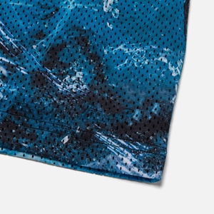 Pantalones cortos de baloncesto de malla personalizados para hombre OEM logotipo al por mayor poliéster 3D impreso bordado redes gimnasio Fitness pantalones cortos de Entrenamiento Atlético - Product Image 3