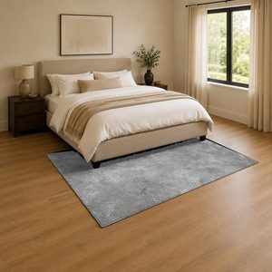 Tapis de salon LXDP-0100 RUGS DEPOT, gris argenté, traditionnel, oriental, imprimé numériquement, lavable en machine, en chenille, antidérapant - Product Image 3