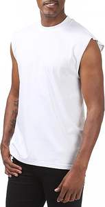Camiseta con hombros caídos para hombre, Camiseta holgada de algodón de manga corta de gama alta para parejas, ropa de calle de verano - Product Image 5