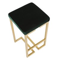 Chaise de bar extérieure européenne moderne de qualité supérieure, siège rembourré résistant à l'eau, design écologique, métal durable, cuisine