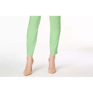 Pantaloni a matita Alfani da donna, taglia 6 Petite, a vita alta, con controllo pancia, verdi, casual, anti-piega, per la primavera, colorati - Product Image 3