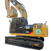 Le Japon importe des excavatrices Caterpillar d'occasion cat323D cat323 pelle sur chenilles Cat de 25 tonnes