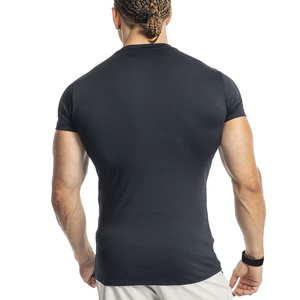Fourniture directe par le fabricant de t-shirts de compression 100% coton de haute qualité pour hommes hauts de performance à manches longues - Product Image 3