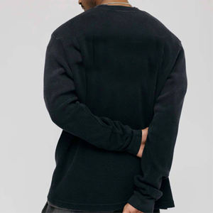 Sudadera de cuello redondo para hombre de calidad superior: jersey ultrasuave y cómodo para ropa informal y deportiva básica de mezcla de algodón - Product Image 4