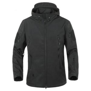 Chaqueta Softshell con Capucha, Chaqueta Impermeable, Chaquetas Forradas, Senderismo al Aire Libre - Product Image 3